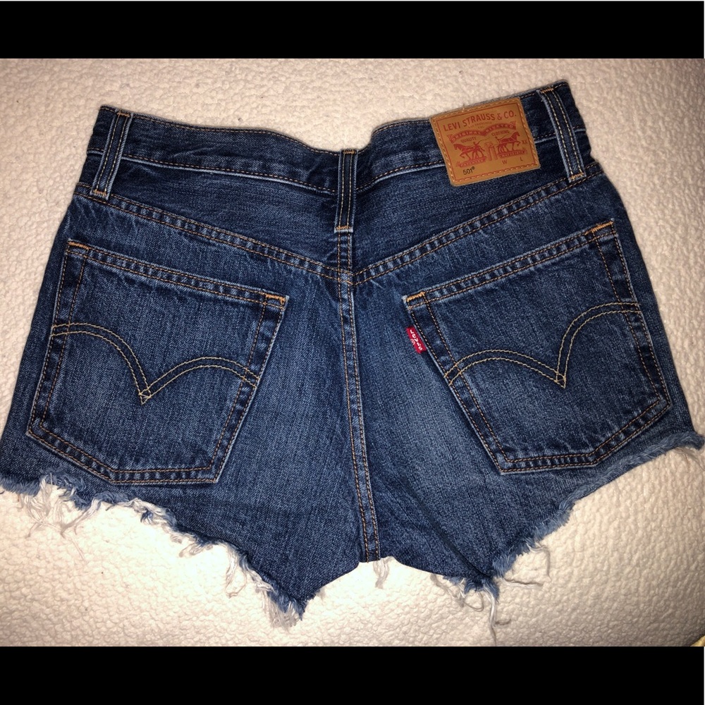 Levi’s denim cut-off shorts